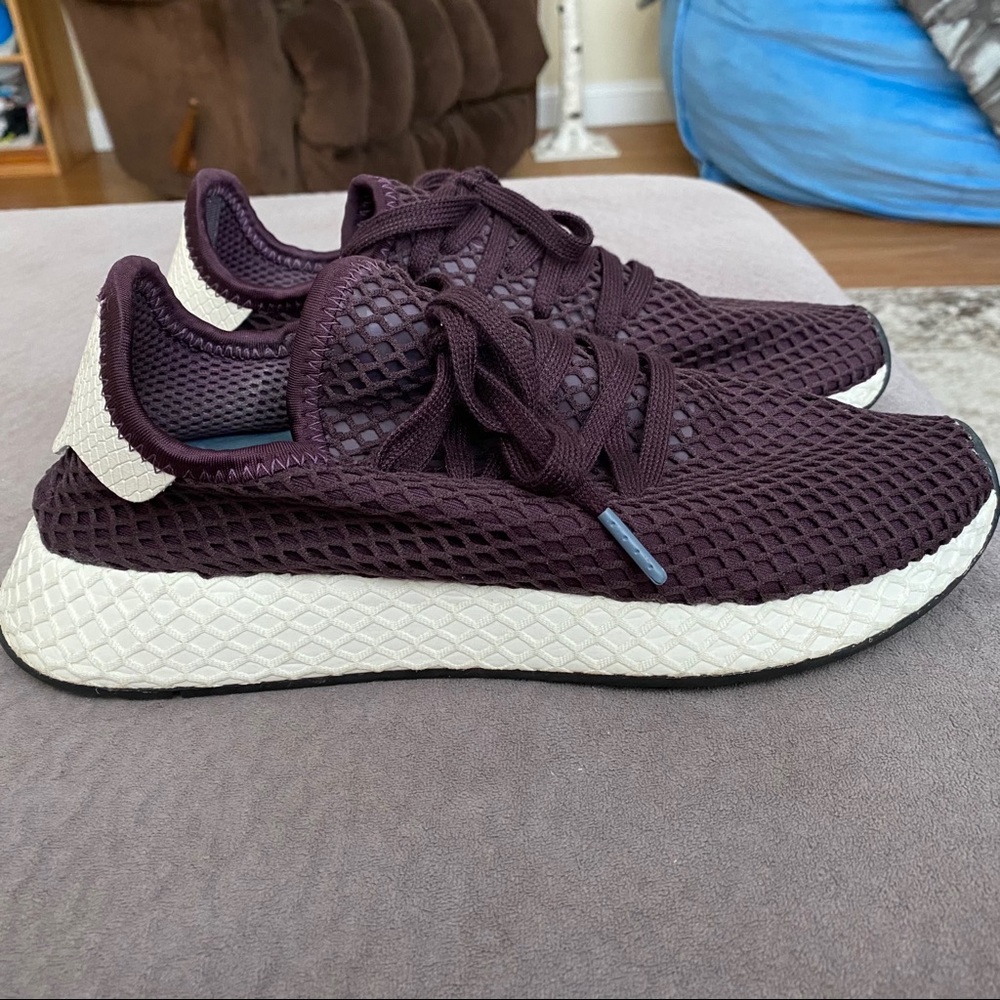 adidas Deerupt Purple Sneakers, 9